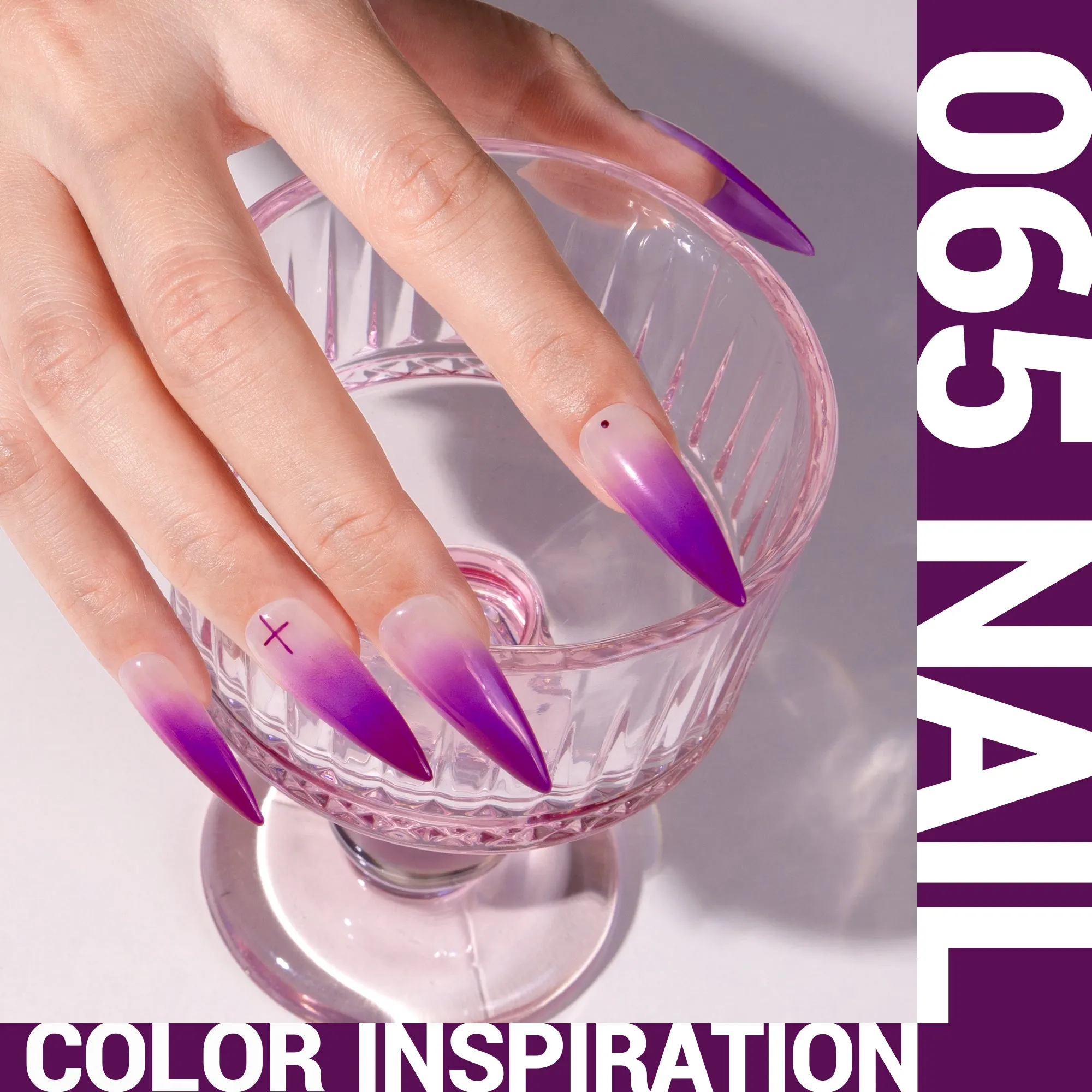 065 Dark Purple - Gel Nail Polish(15ml)