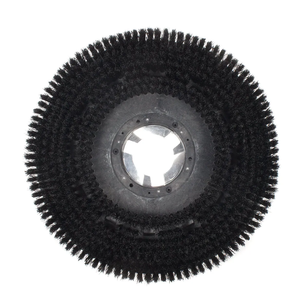 17" Floor Buffer Everyday Floor Scrubbing Brush w/ Nylon Bristles (15" Actual Diameter)