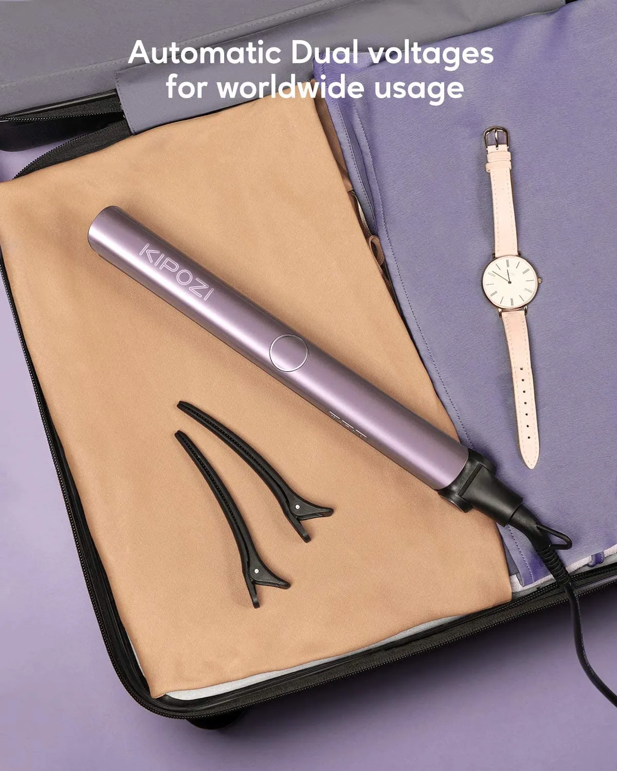 2 in 1 Straightener and Curling iron