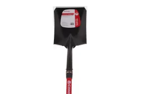 #2 Square Point Shovel - 15 gauge , 48 inch fiberglass handle, steel collar, non