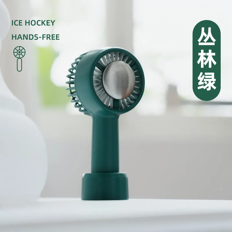 2021 New Handheld Refrigeration Little Fan USB Rechargeable Fan Portable, Low Decibel