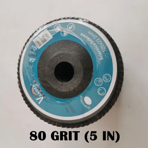 20PCS 80 Grit Flap Sanding Disc 5'' Angle Grinder Wheel