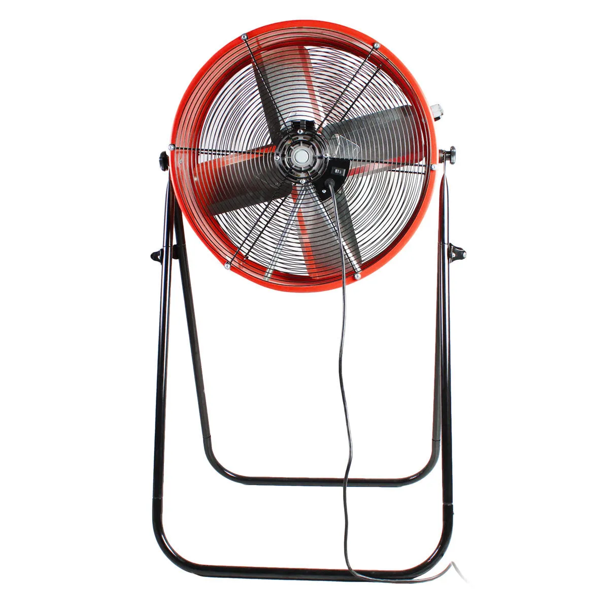 24 In. 2-Speed Tilting Direct Drive Drum Fan with Extension Legs