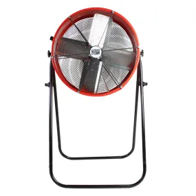 24 In. 2-Speed Tilting Direct Drive Drum Fan with Extension Legs