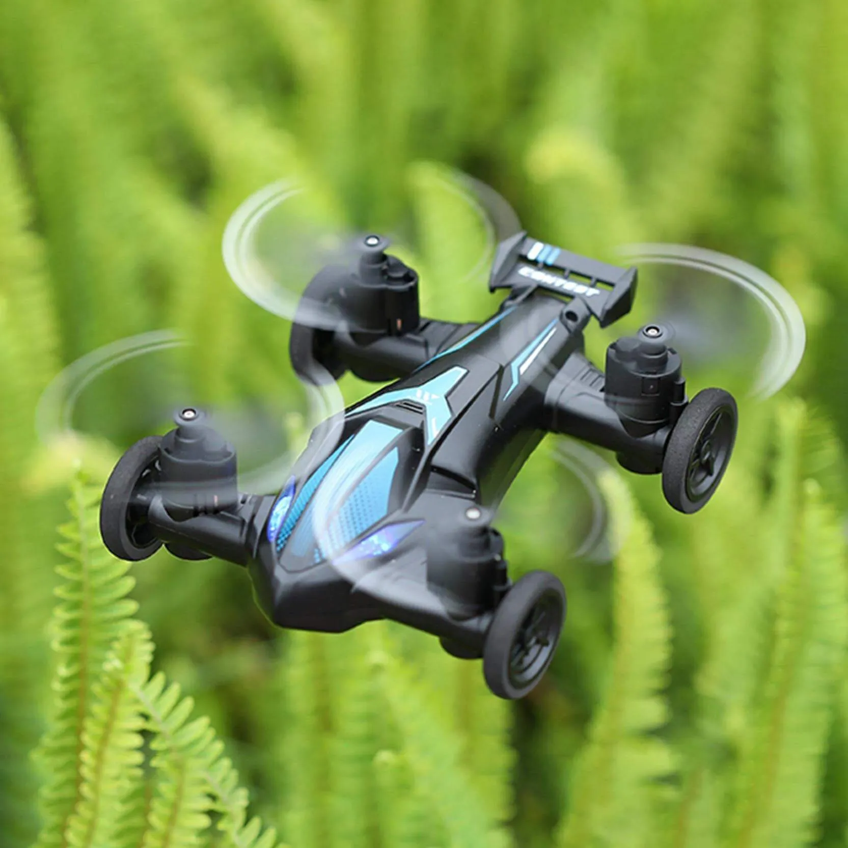 2in1 RC Drone Flying Cars Remote Control Quadcopter Stunt Land-Air Car with Speed Adjustment