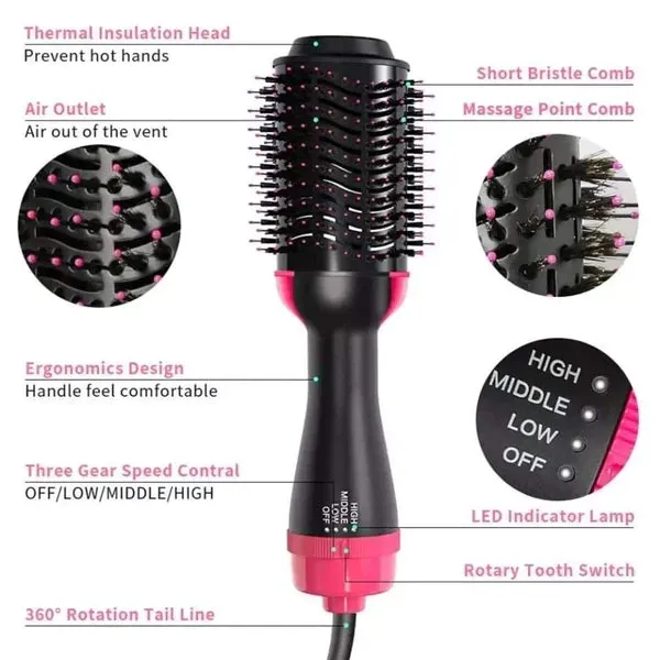 3 in1 Hot Hair brush