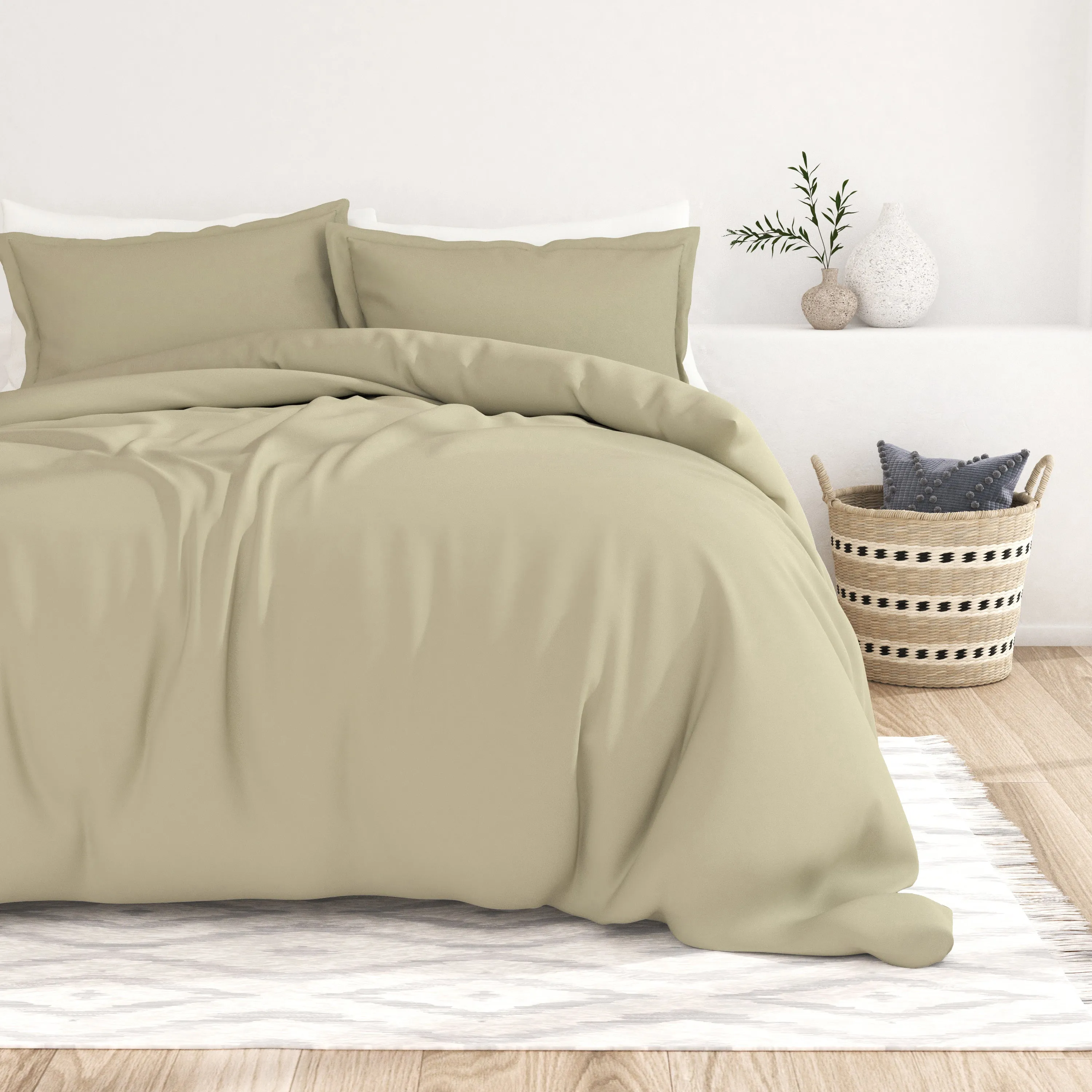 3-Piece Essential Duvet Cover Set (Sale)