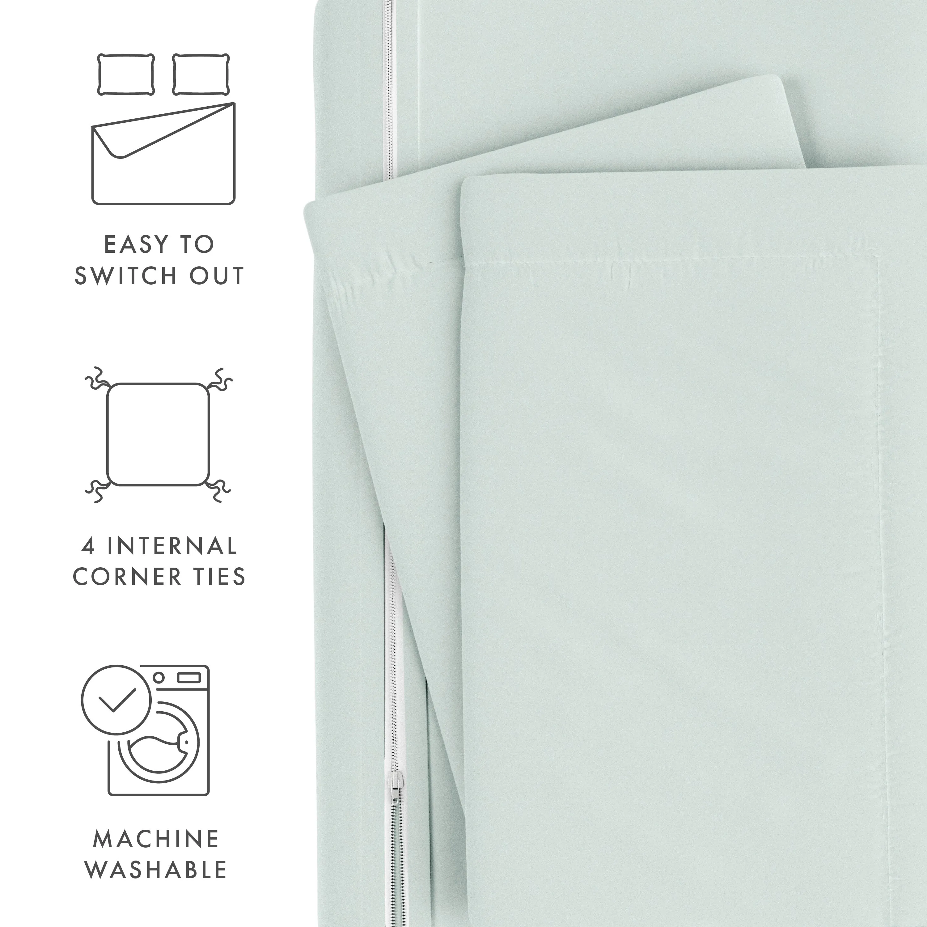 3-Piece Essential Duvet Cover Set (Sale)