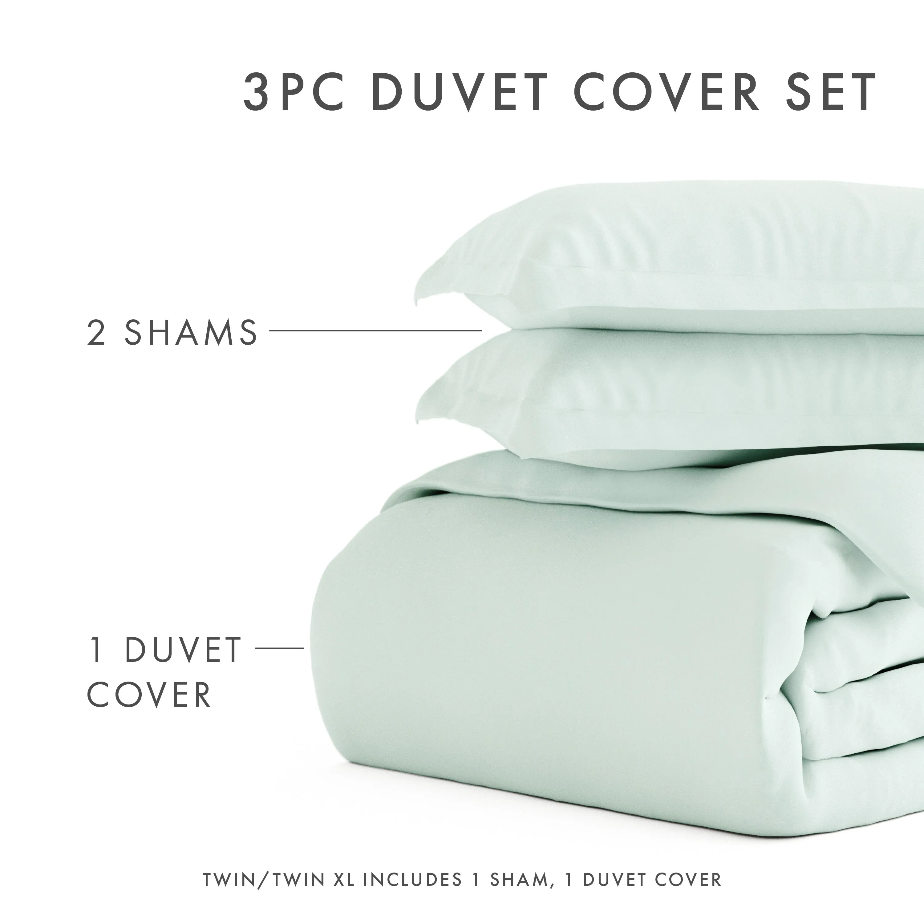 3-Piece Essential Duvet Cover Set (Sale)