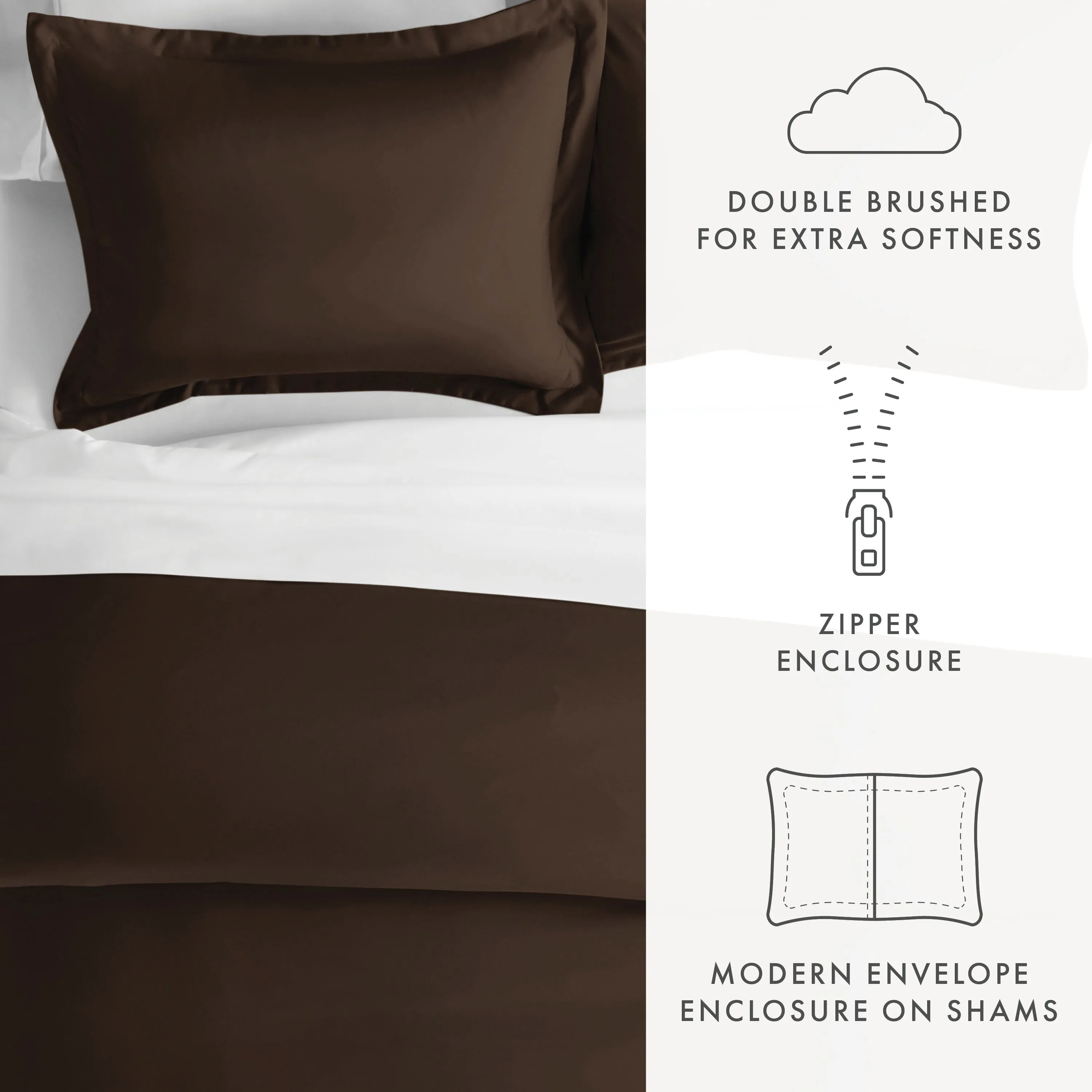 3-Piece Essential Duvet Cover Set (Sale)