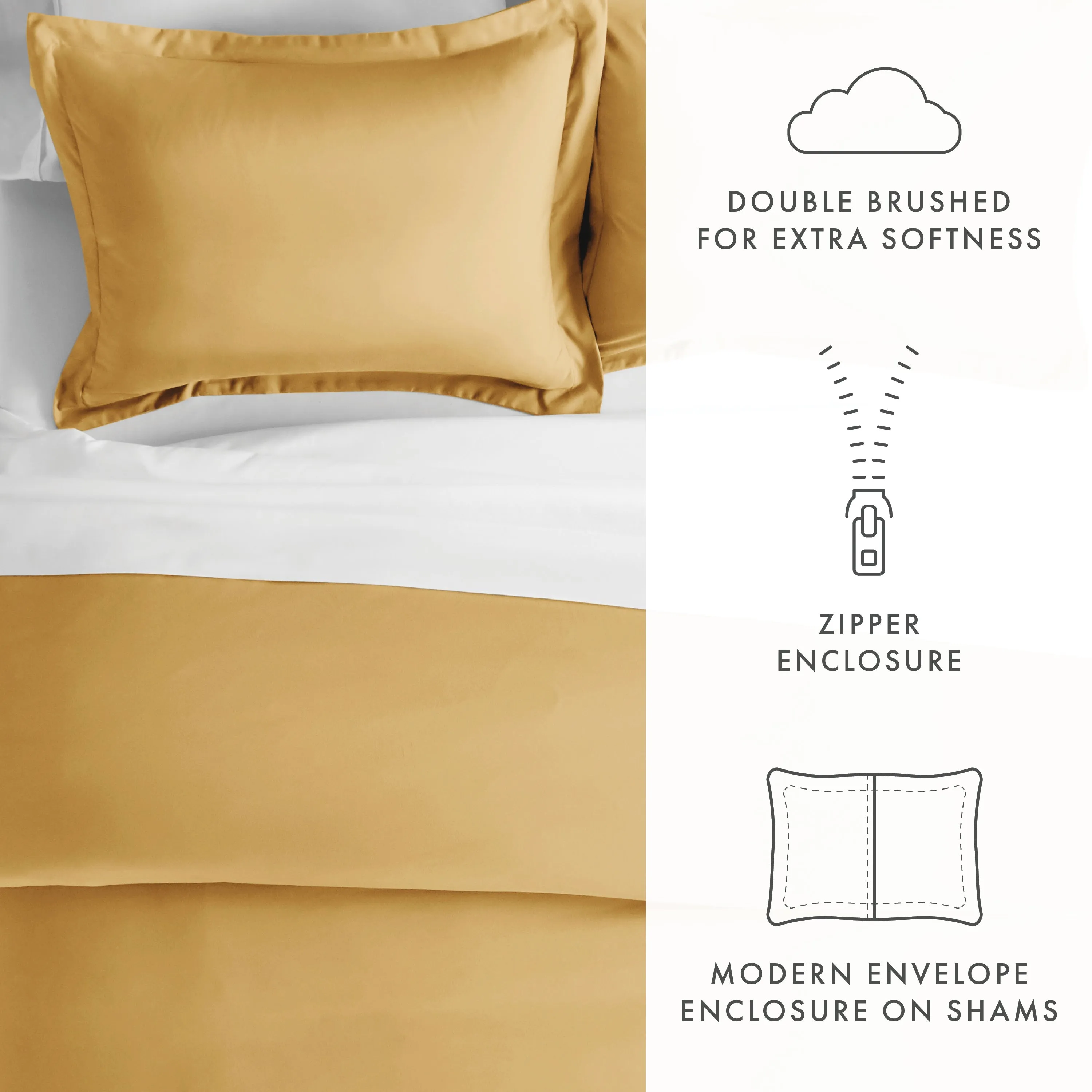 3-Piece Essential Duvet Cover Set (Sale)