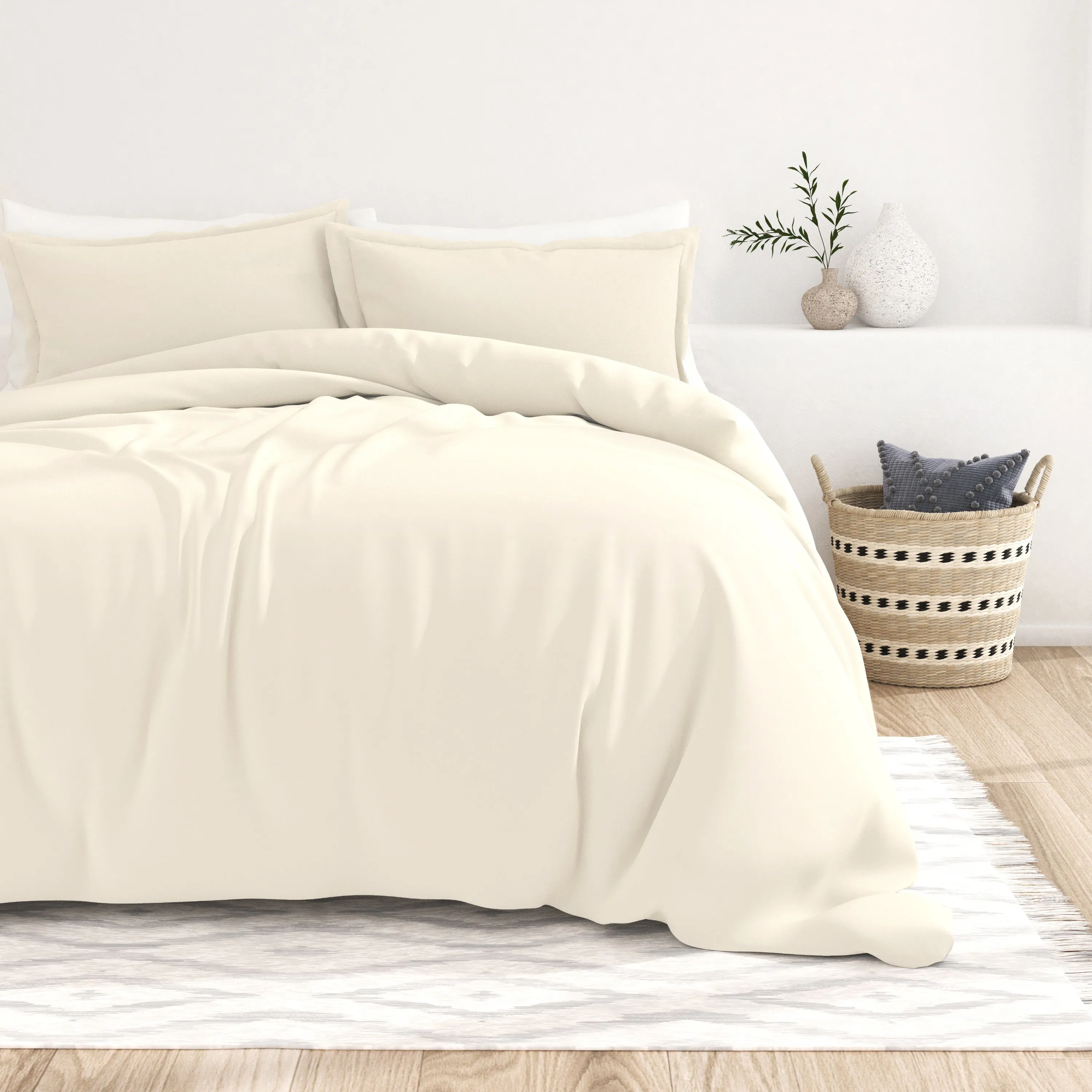 3-Piece Essential Duvet Cover Set (Sale)