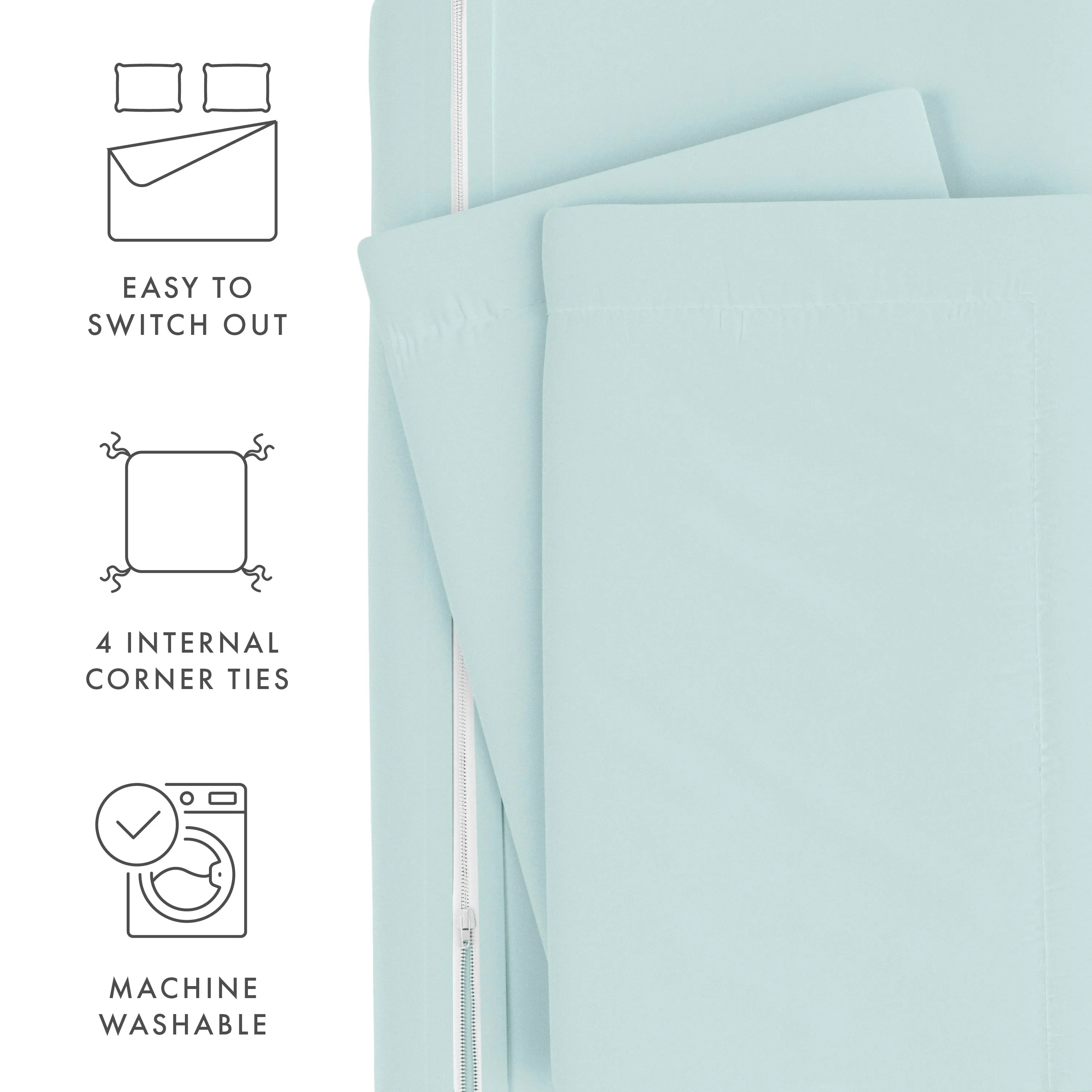 3-Piece Essential Duvet Cover Set (Sale)