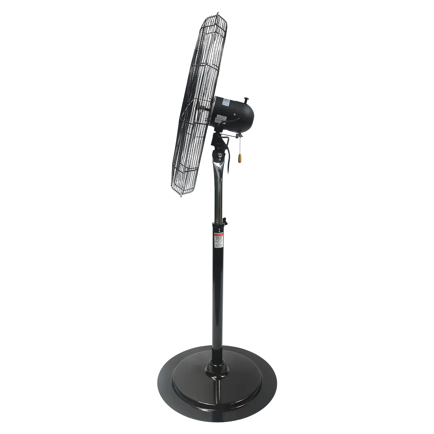 30 In. 3-Speed Adjustable Height Oscillating Pedestal Fan