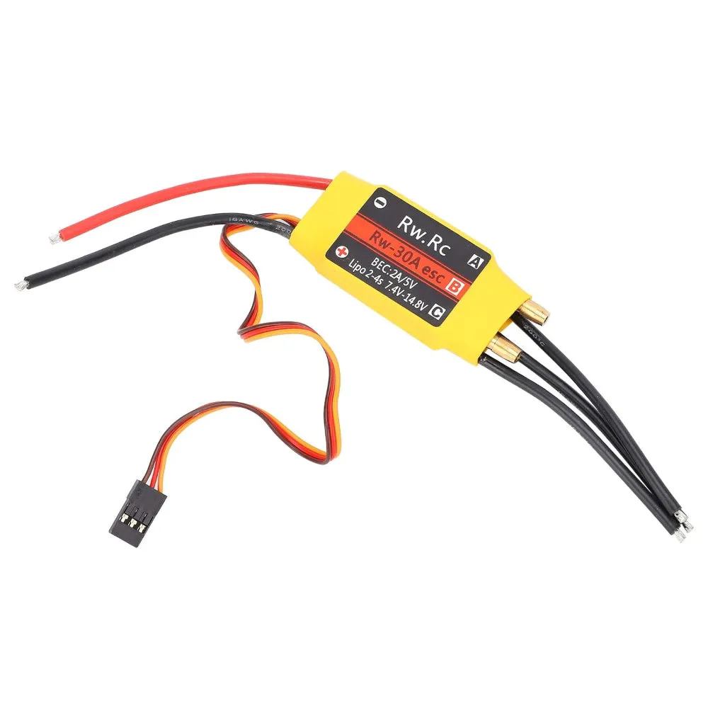 30A Brushless ESC Bidirectional Electronic Speed Controller for RC Car Boat Remote Control