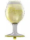 40" Champagne Glass Mylar Balloon