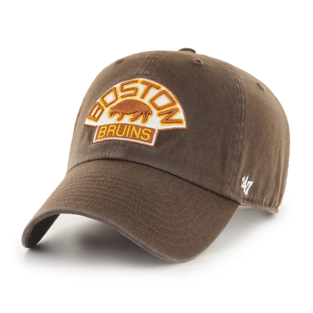 '47 Brand Men's NHL Boston Bruins Vintage Clean-Up Cap