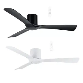 52" Fresno Smart WIFI DC Ceiling Fan Black, White MFDC133 Martec Lighting