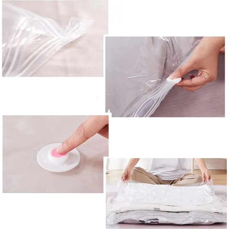 60 x 80cm Travel Vacuum Compression Packing Bags F49-8-1519