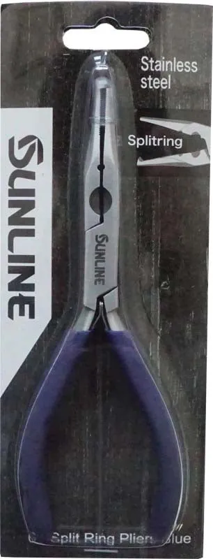 6" Sunline Split Ring Pliers - Blue