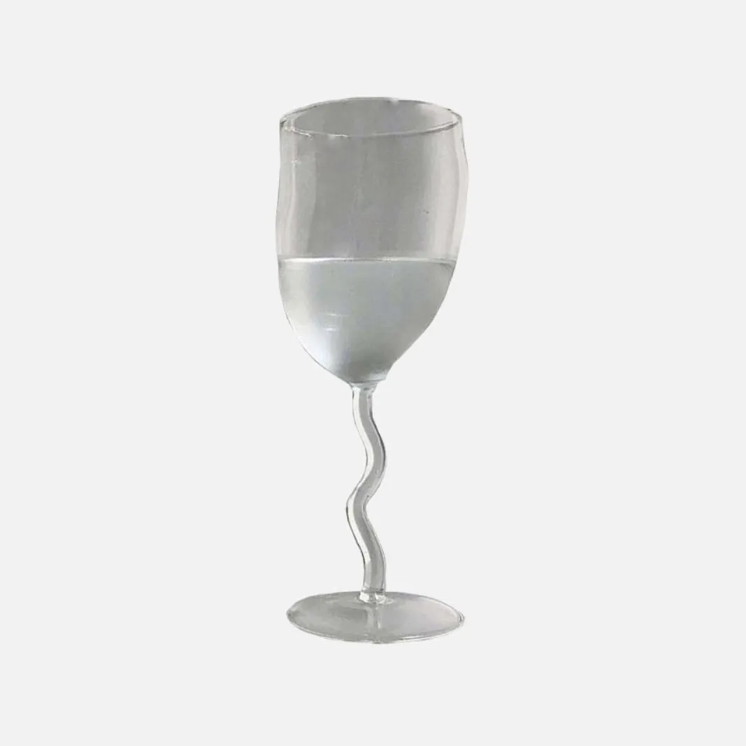 Anjou Wavy Stand Glass Cup