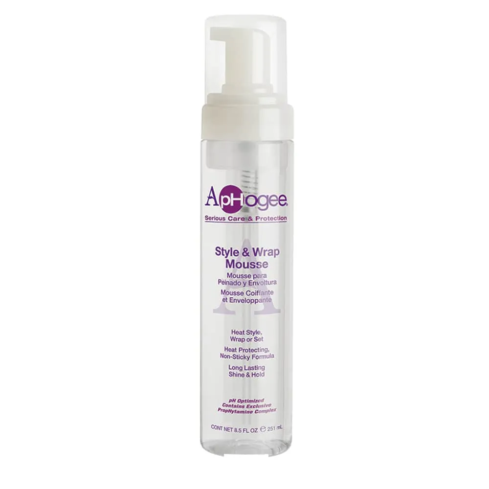 ApHogee Style & Wrap Mousse 8.5oz