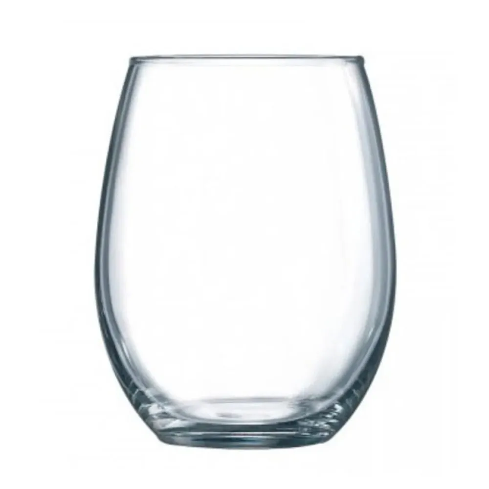 Arcoroc C8303 Perfection 15 Oz. Stemless Wine Glass -12/Case