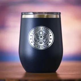 Army Stemless Wine Travel Tumbler