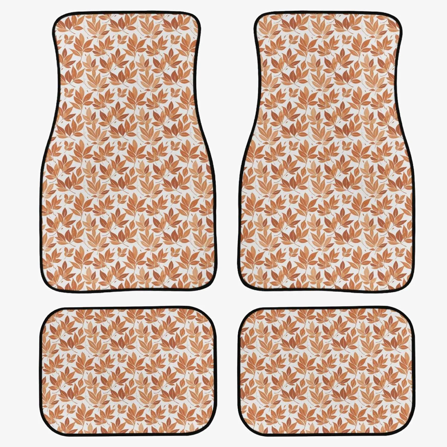 Autumn Leaves Car Floor Mats - 4Pcs