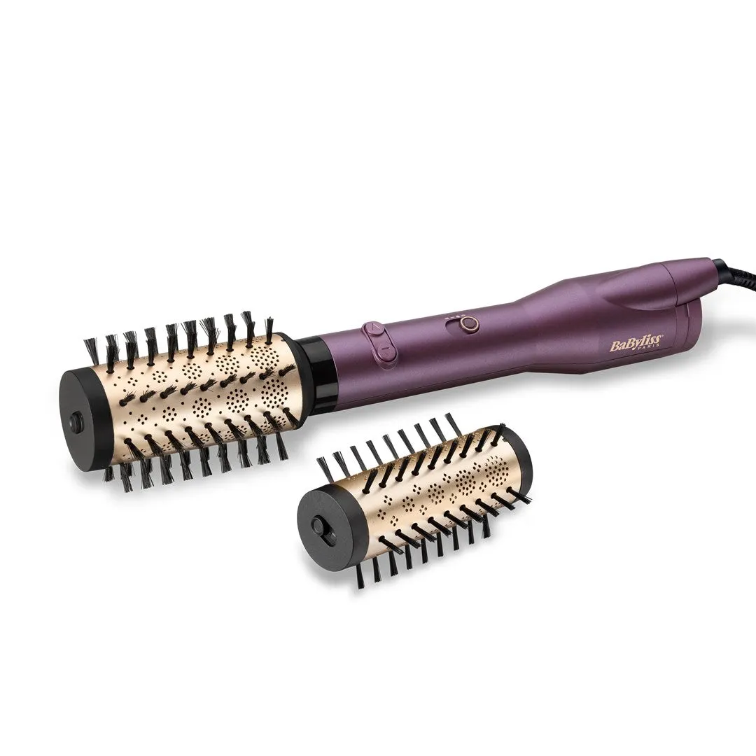 Babyliss As950e  Big Hair Dual Hot Air Brush Warm Black, Rose Gold, Violet 650 W 98.4" (2.5 M)