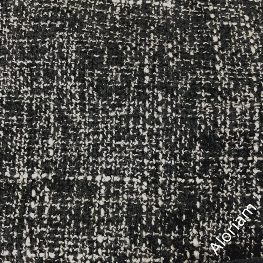 Bailey Black Tweed Textured Pillow Cover