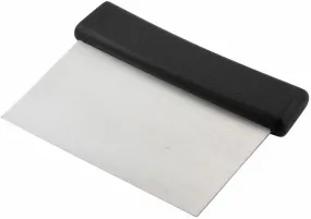 Bench Scraper 6x3 inch Plastic Handle