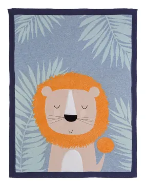 Bizzi Growin Baby Blanket Ludvic Lion