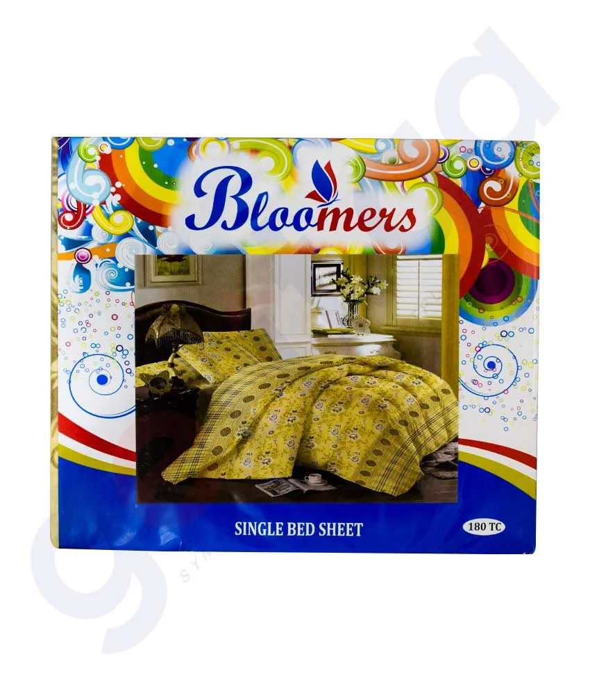 BLOOMERS SINGLE BED SHEET ASSORTED COLOR