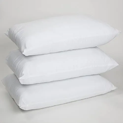 BOOMING PILLOW Polyester Fibre Fashionable Sleeping Pillow Pack of 3(White) 50x64