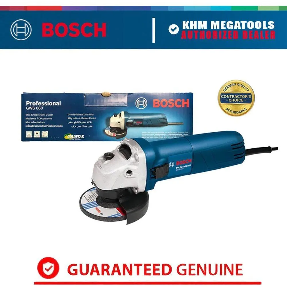 Bosch GWS 060 Angle Grinder 4"  670W [Contractor's Choice]