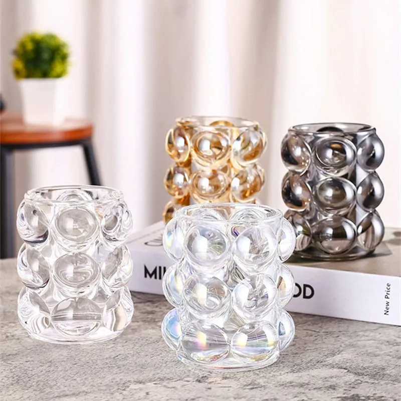 Bubble Cup Glass Desktop Organizer