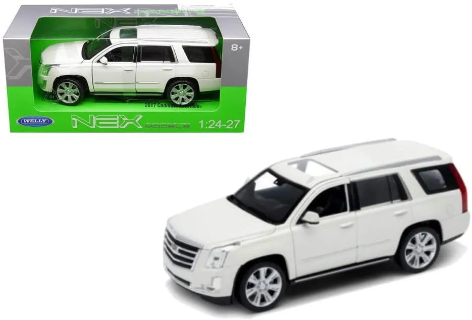 Cadillac Escalade 2017 (White), 1:24-27 Scale Diecast Car