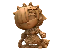 Capsule Chibi - Platonic Maid W/Mace