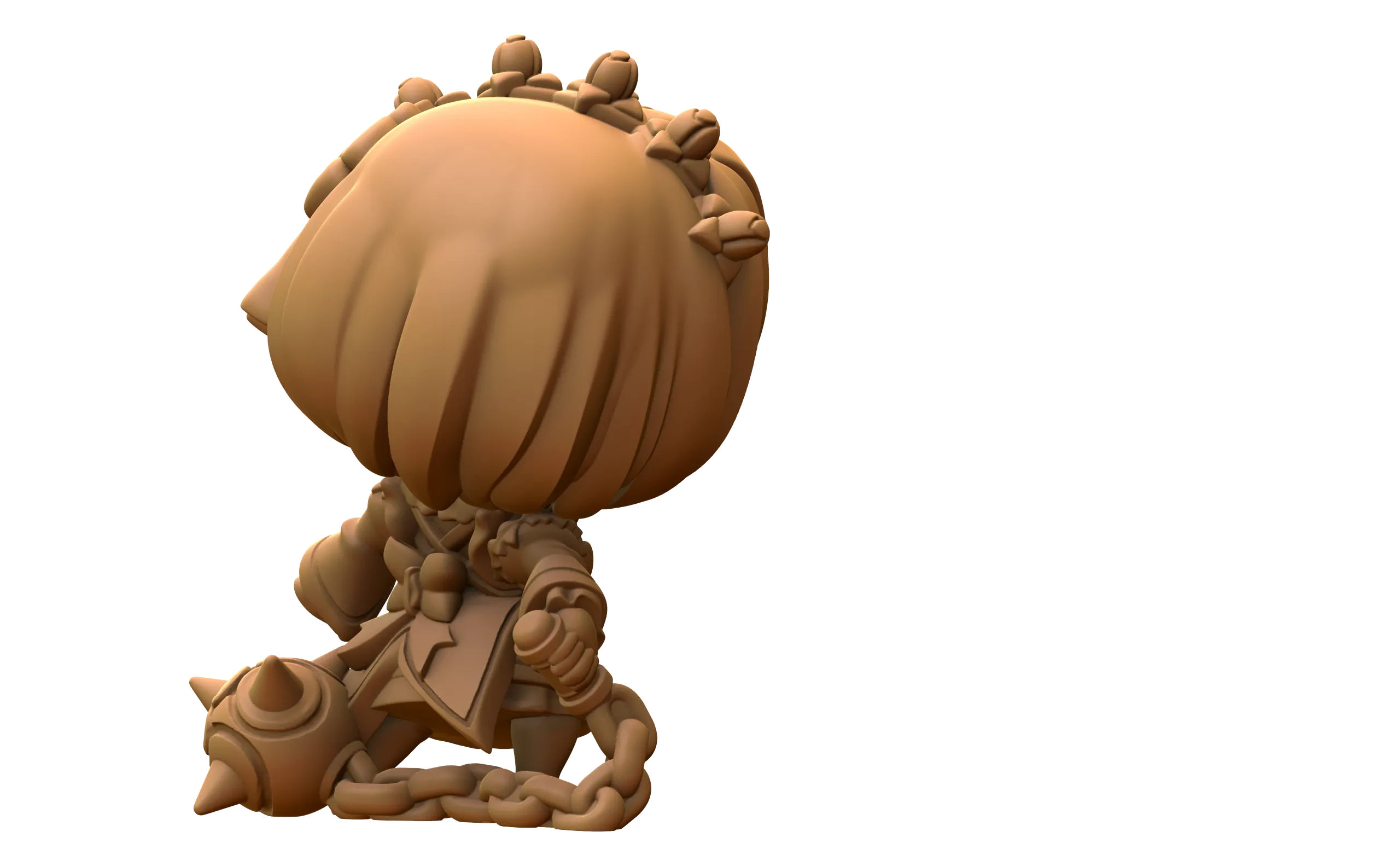 Capsule Chibi - Platonic Maid W/Mace