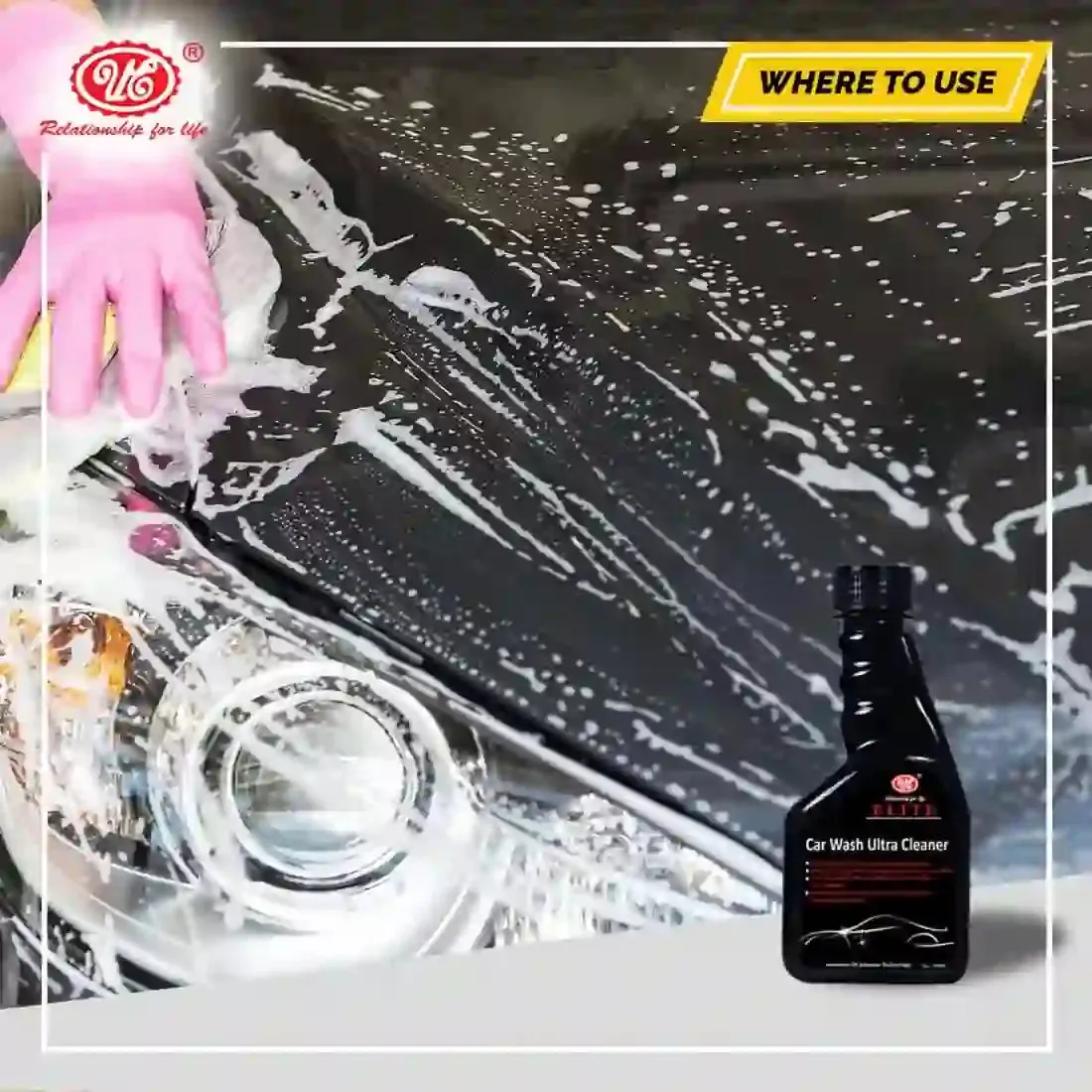 Car Care Kit | Car Shampoo | All Shine | Dashboard Cleaner | Liquid Wax | Car Interior Foaming Cleaner | Free Microfiber Cloth ( All in One )