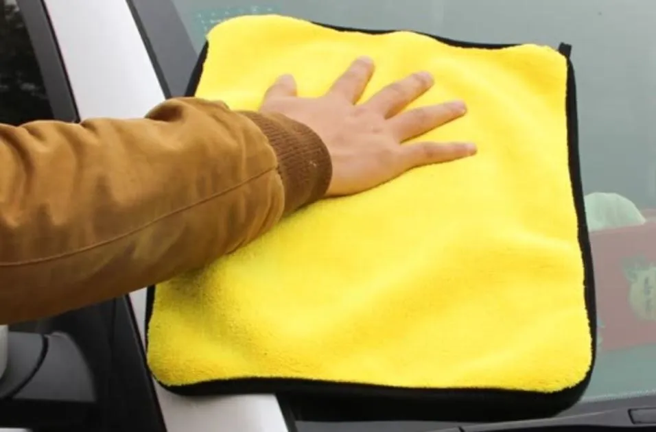 Car microfibre wax wash polishing detailing cloth