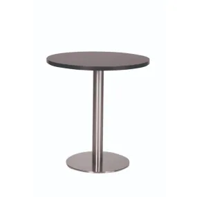 Carafe Round Stainless Steel Base Dining Table