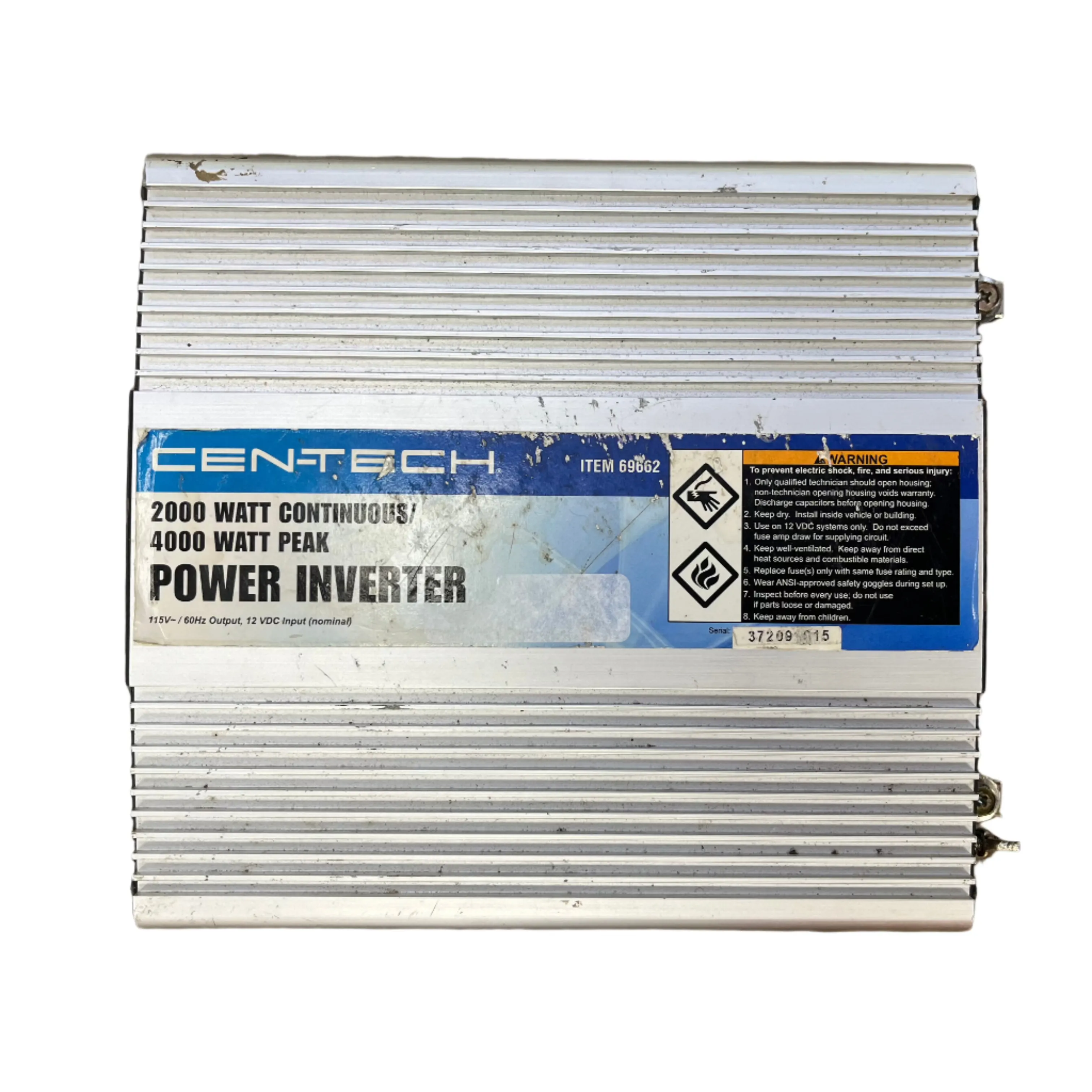 CEN-TECH Power Inverter 4000W Peak