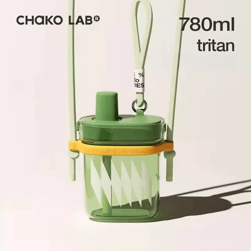 Chako Lab Kettle Portable Square Cup Water Bottle 780ml