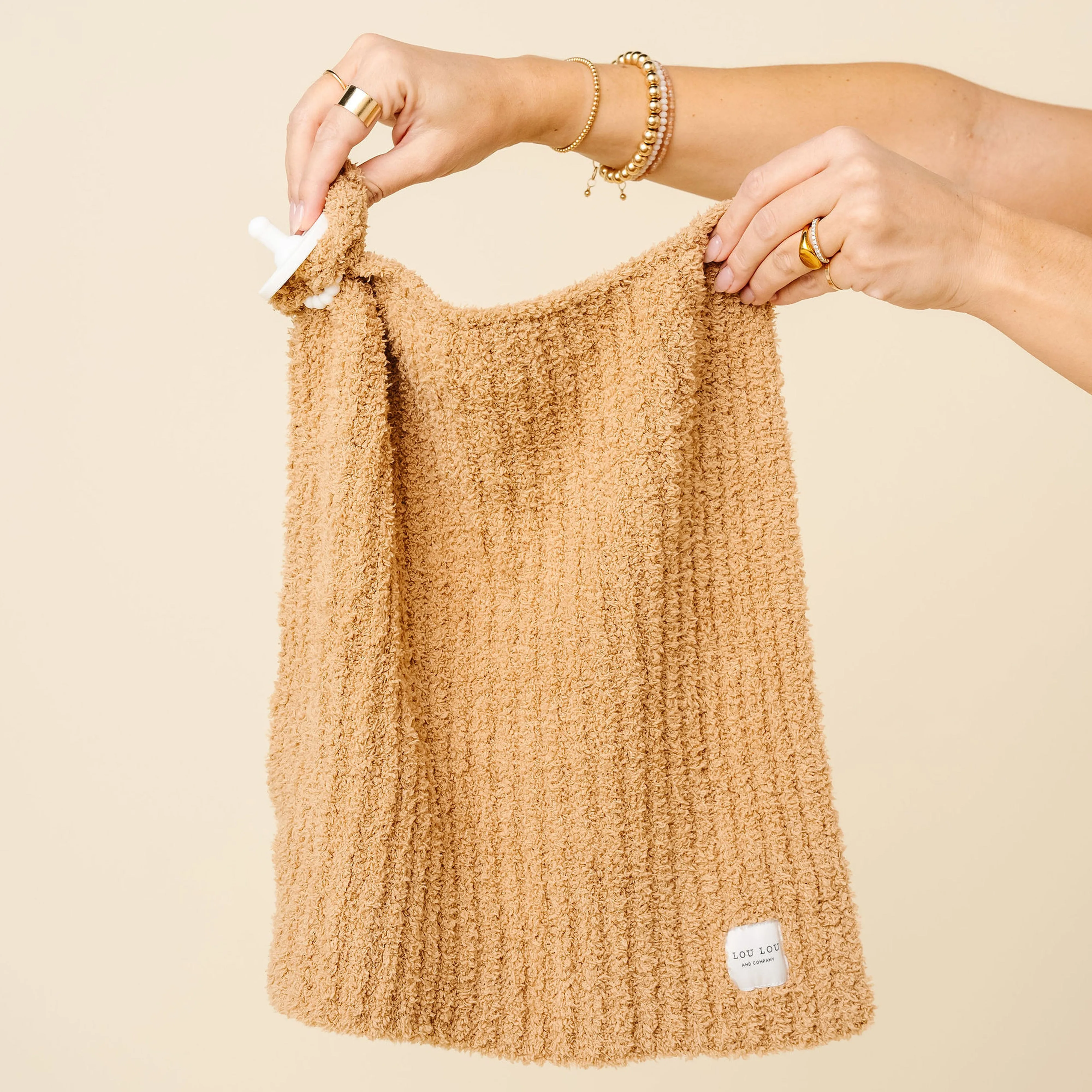 Chenille Blanket - Tan - Mini/Lovey