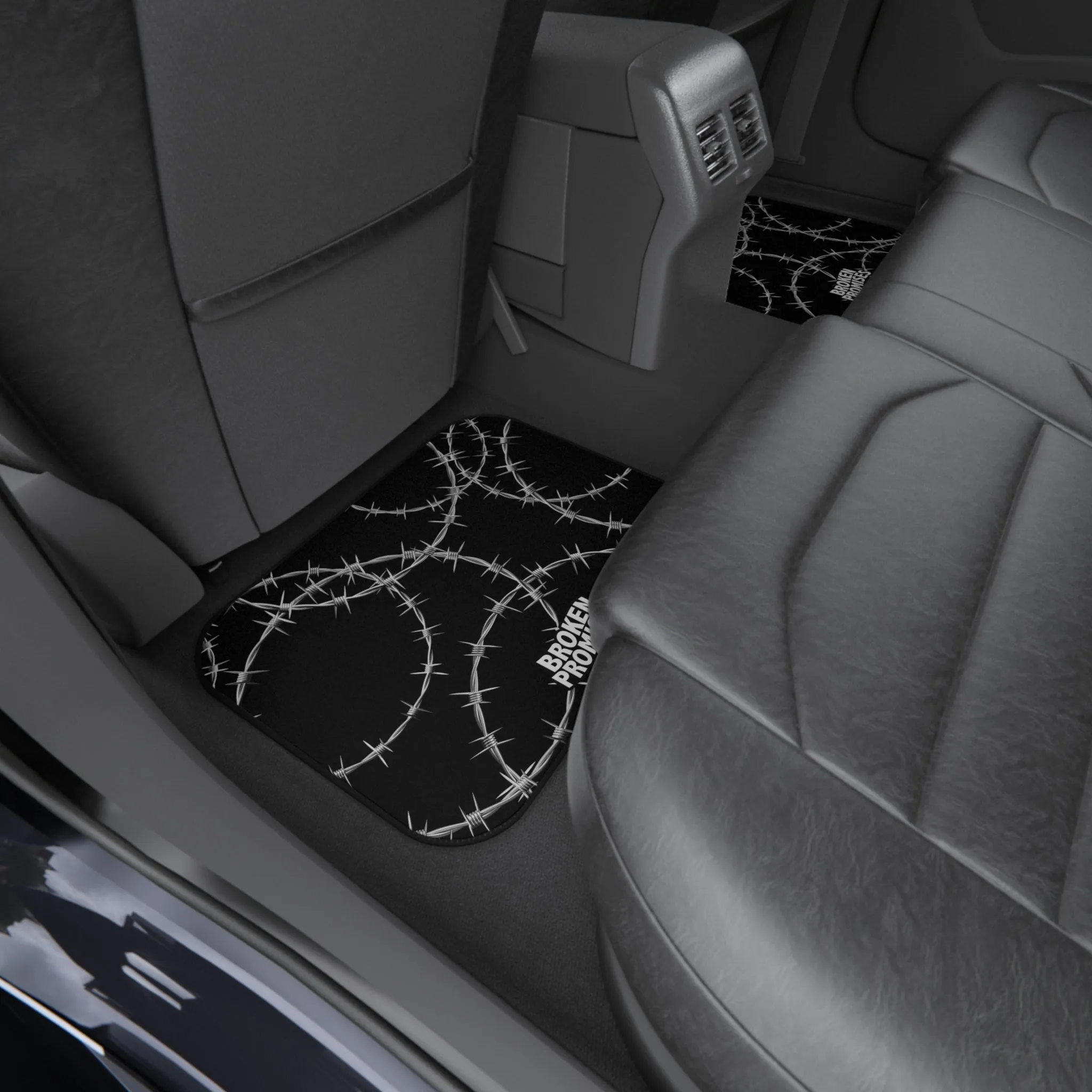 Chrome Wire Car Mats (Set of 4)