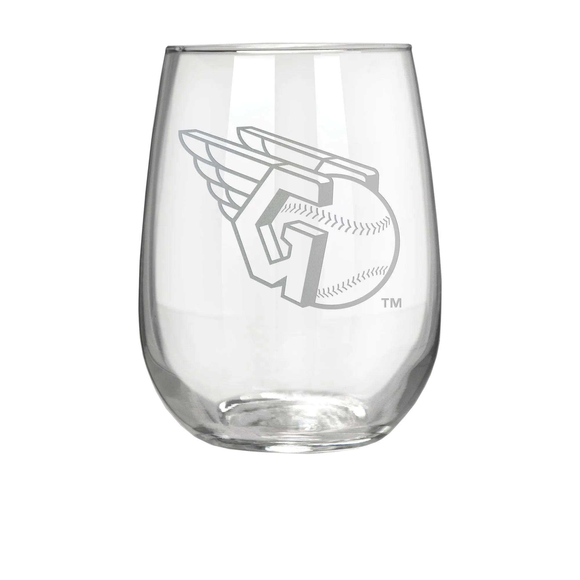 Cleveland Guardians 17 oz. Stemless Wine Glass