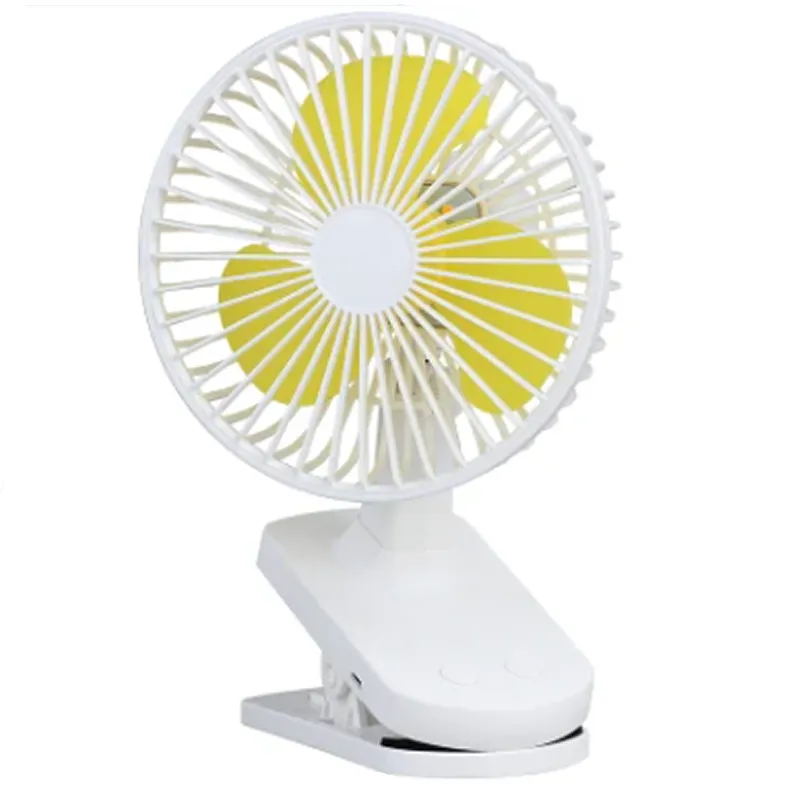 Clip On Rechargeable Moveable Head Portable Fan- Pm-022