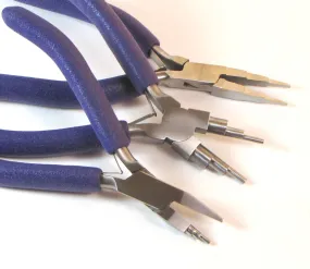 Coiling trio, wire bending pliers, 2,3,4,5,7,8 mm, Round and square